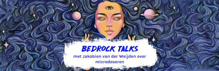 Bedrock talks podcast microdoseren illustratie