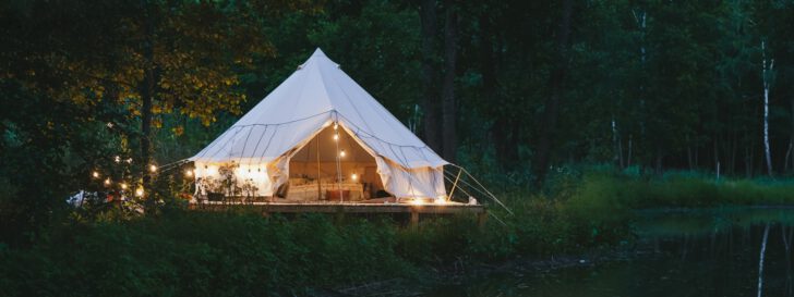 tent in de natuur