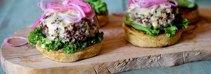 Culy quinoa burger