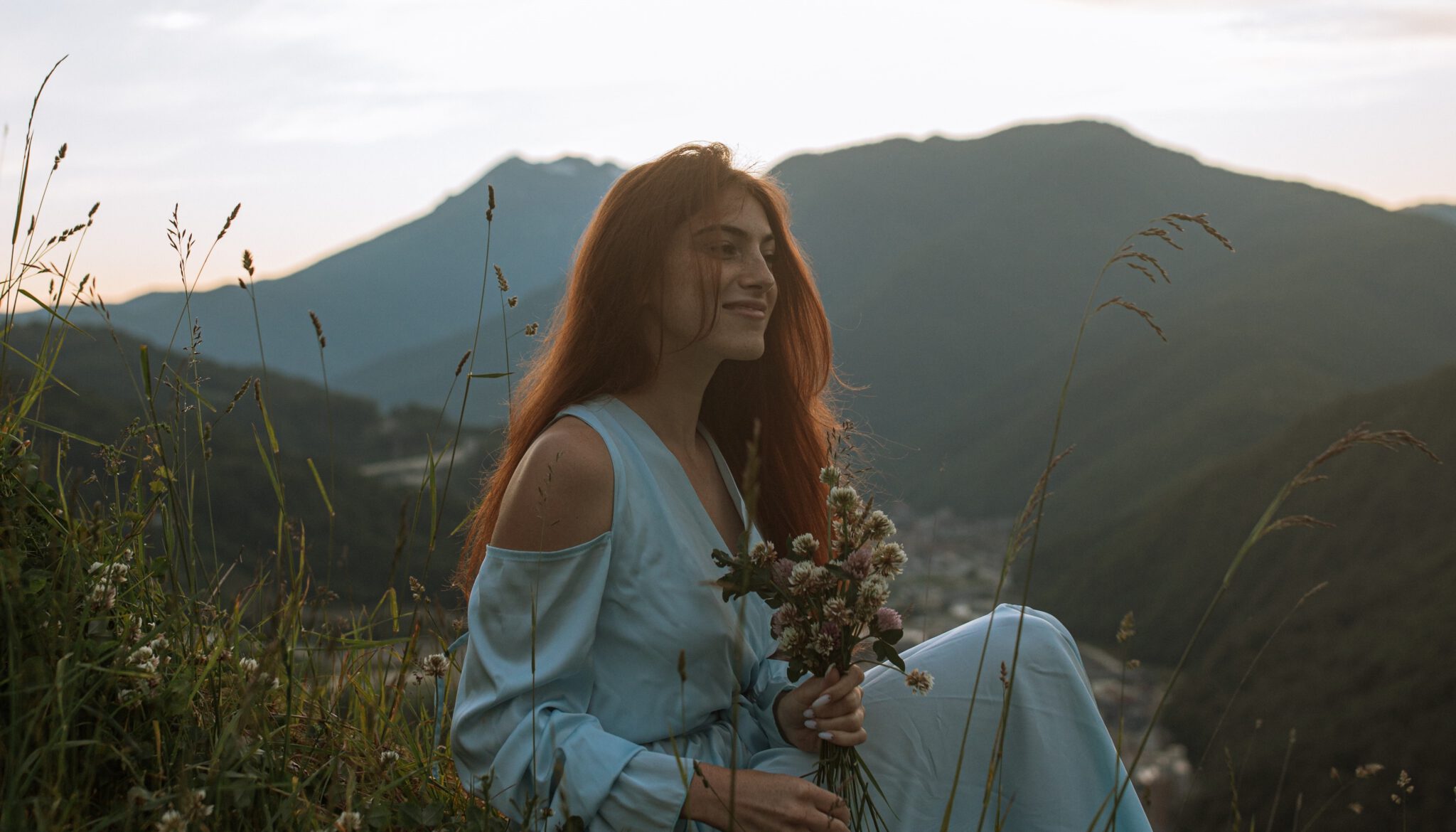 Vrouw in de natuur