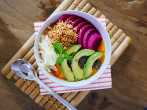 Duurzame hotspots Amsterdam, bowl met avocado